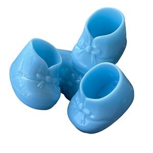 Baby Shower Party Favors decorations 18 Mini Light Blue Baby Booties